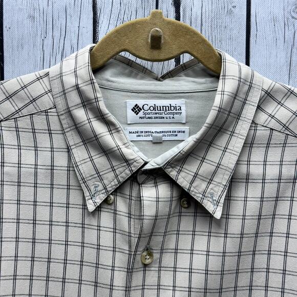 Men’s Columbia Long Sleeve Geometric Pattern Casual Button-Down Shirt Size XLg - Picture 2 of 4